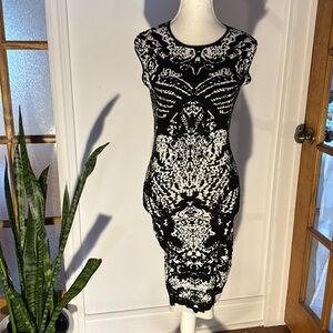 🖤🤍 beautiful super stretchy dress size XS 🤍🖤